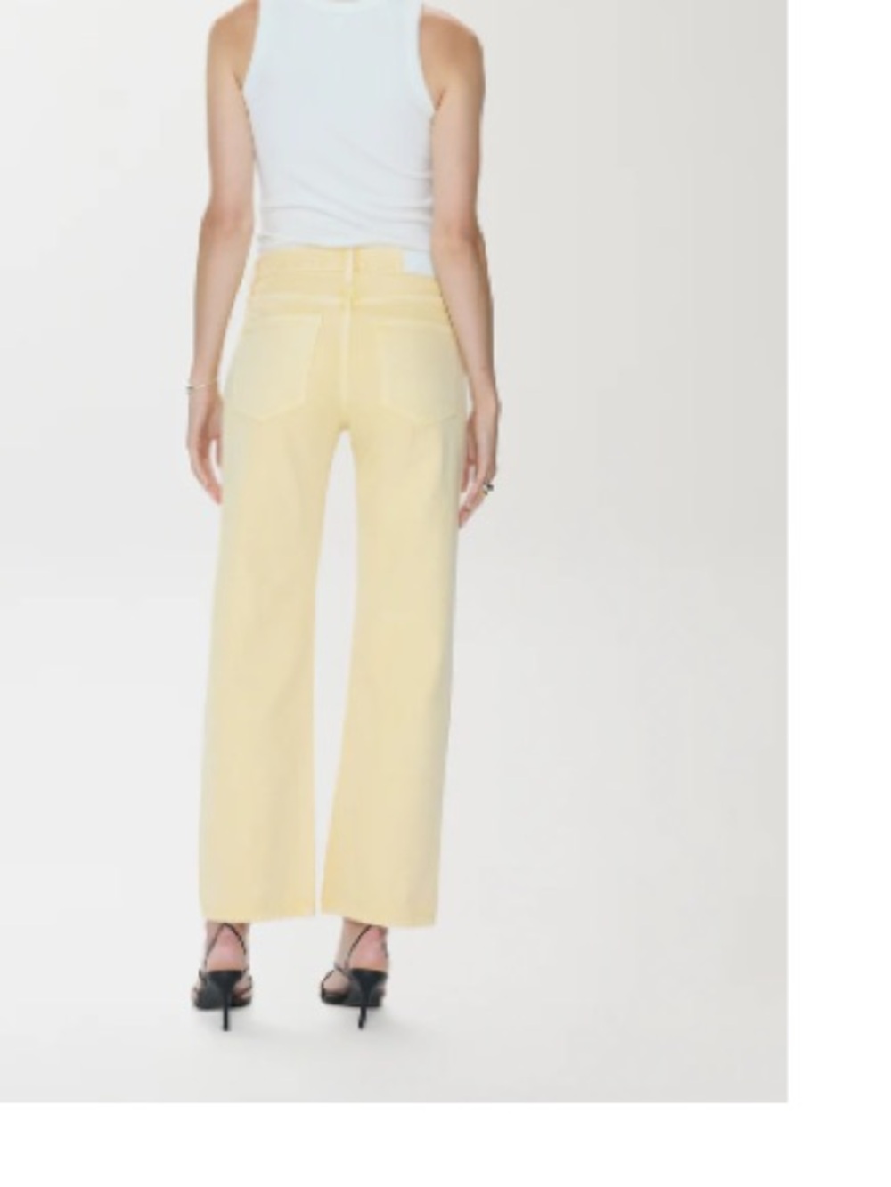 Pistola Lexi Women Jeans in Pale Yellow - Picture 2 of 8